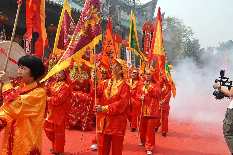 北帝诞庙会活动巡游全图请收下