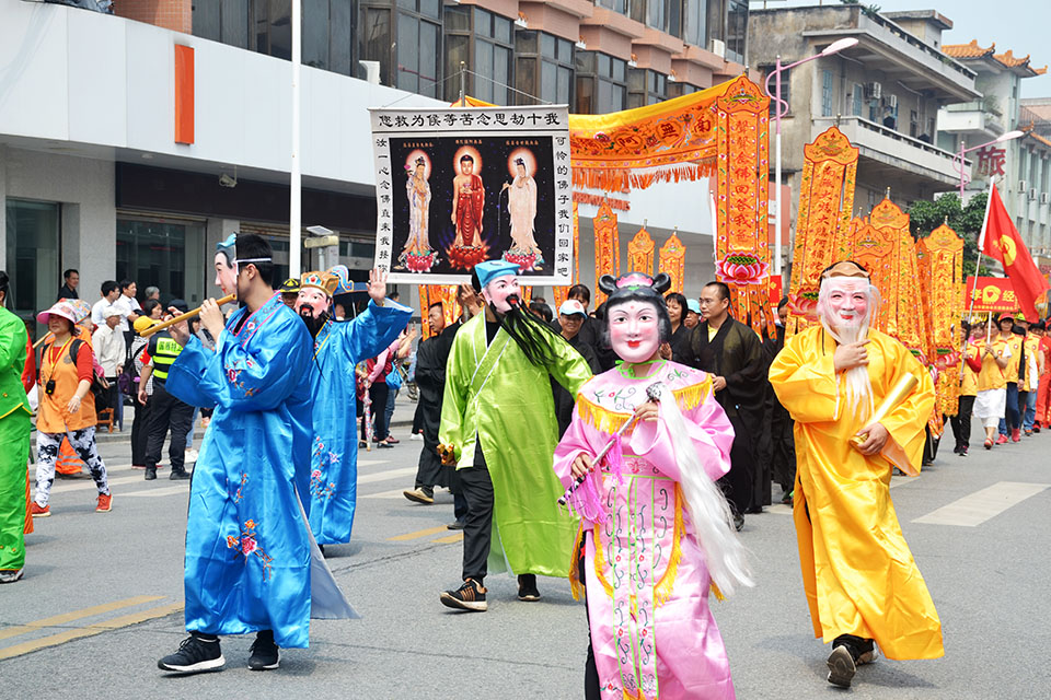 北帝诞庙会活动巡游全图请收下